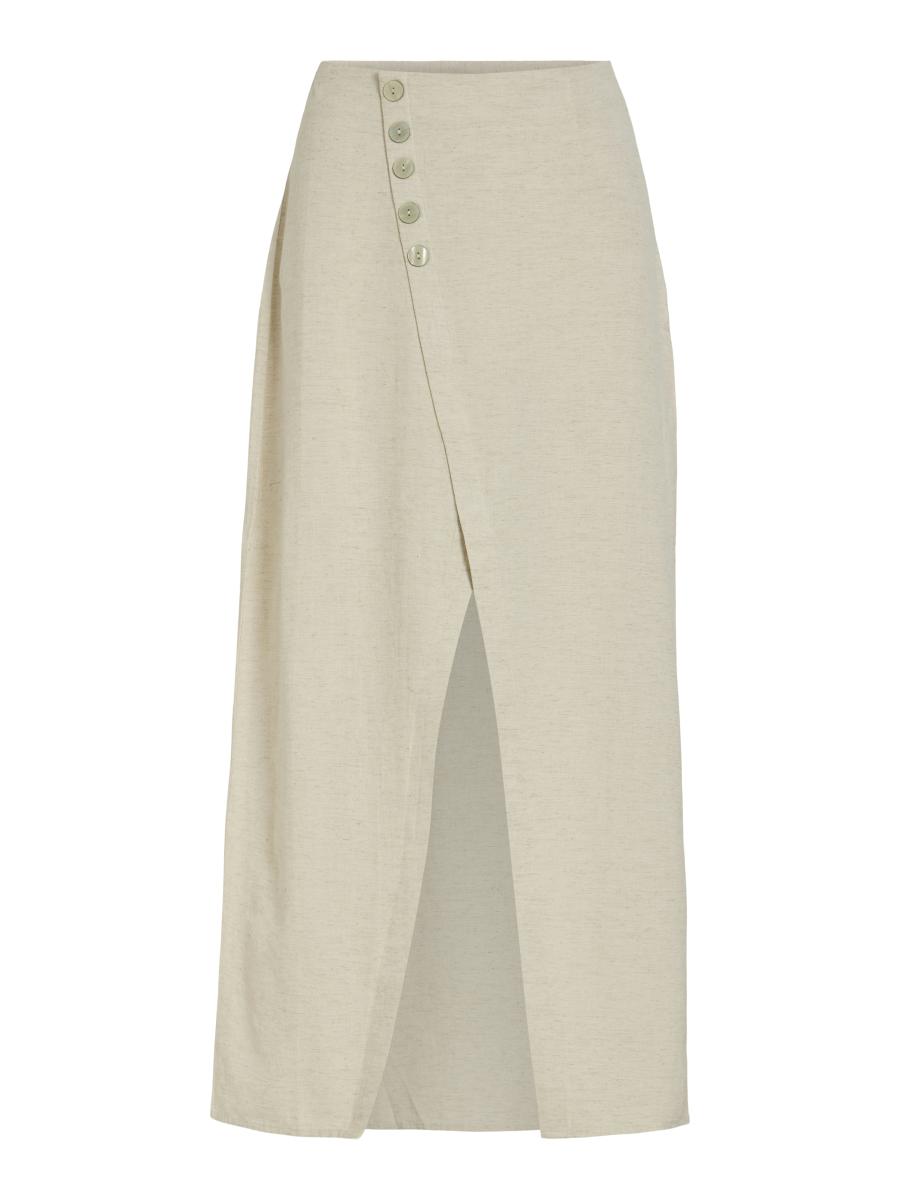 Afbeelding voor product Rok van het merk Vila in het Beige