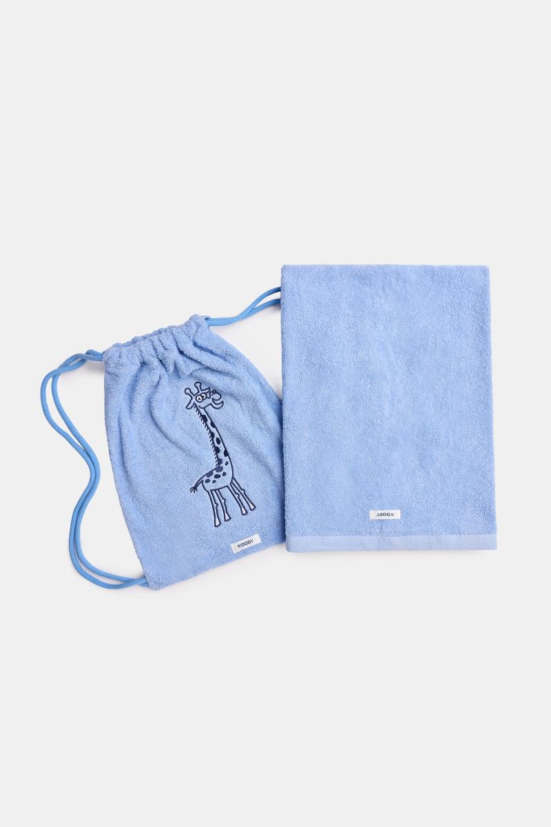 Afbeelding voor product Handdoek van het merk Woody in het Blauw