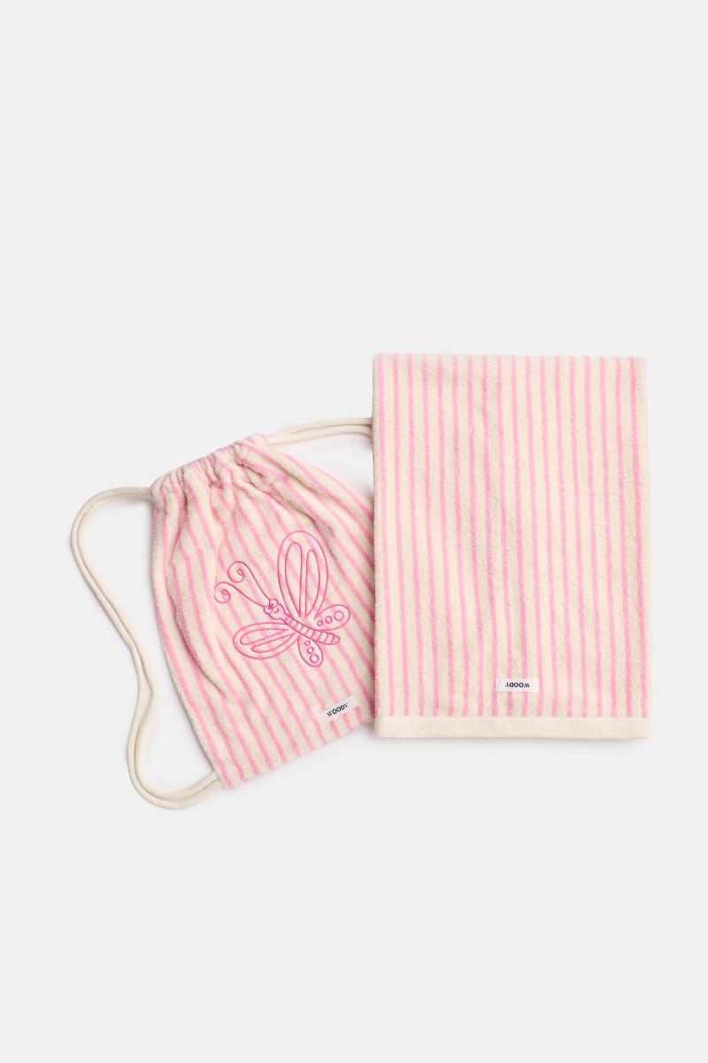 Afbeelding voor product Handdoek van het merk Woody in het Roze