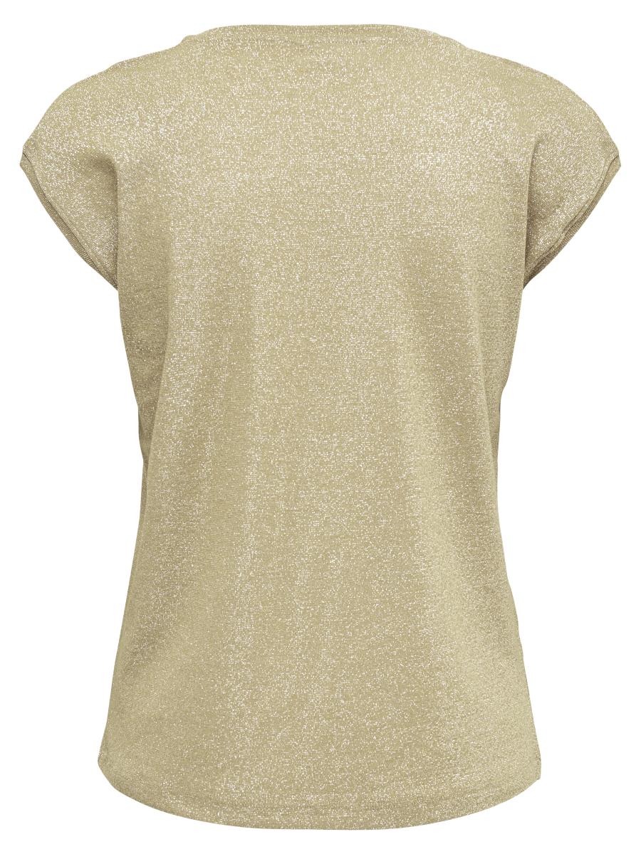 Afbeelding voor product T-shirt van het merk Only Carmakoma in het goud