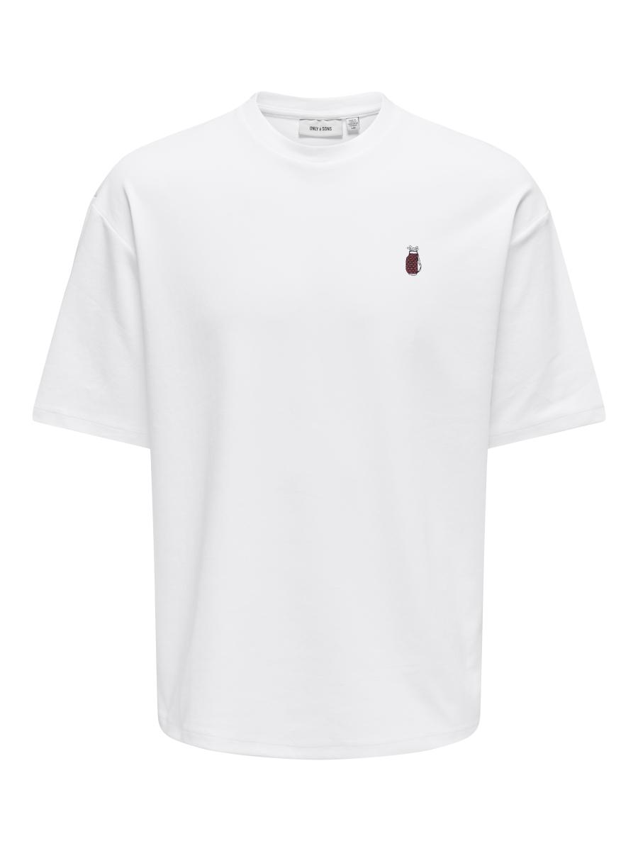 Afbeelding voor product T-shirt van het merk Only & Sons in het Wit
