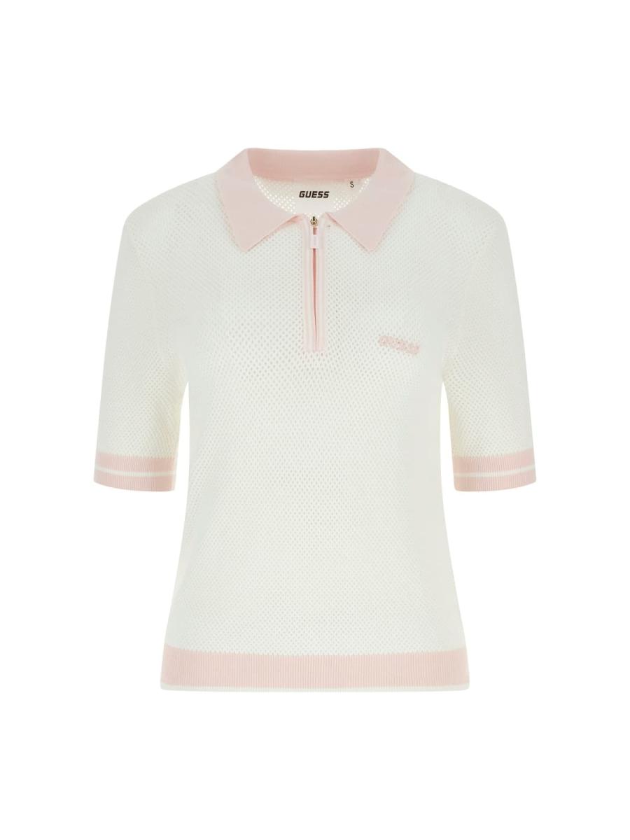 Afbeelding voor product Polo van het merk Guess in het Wit