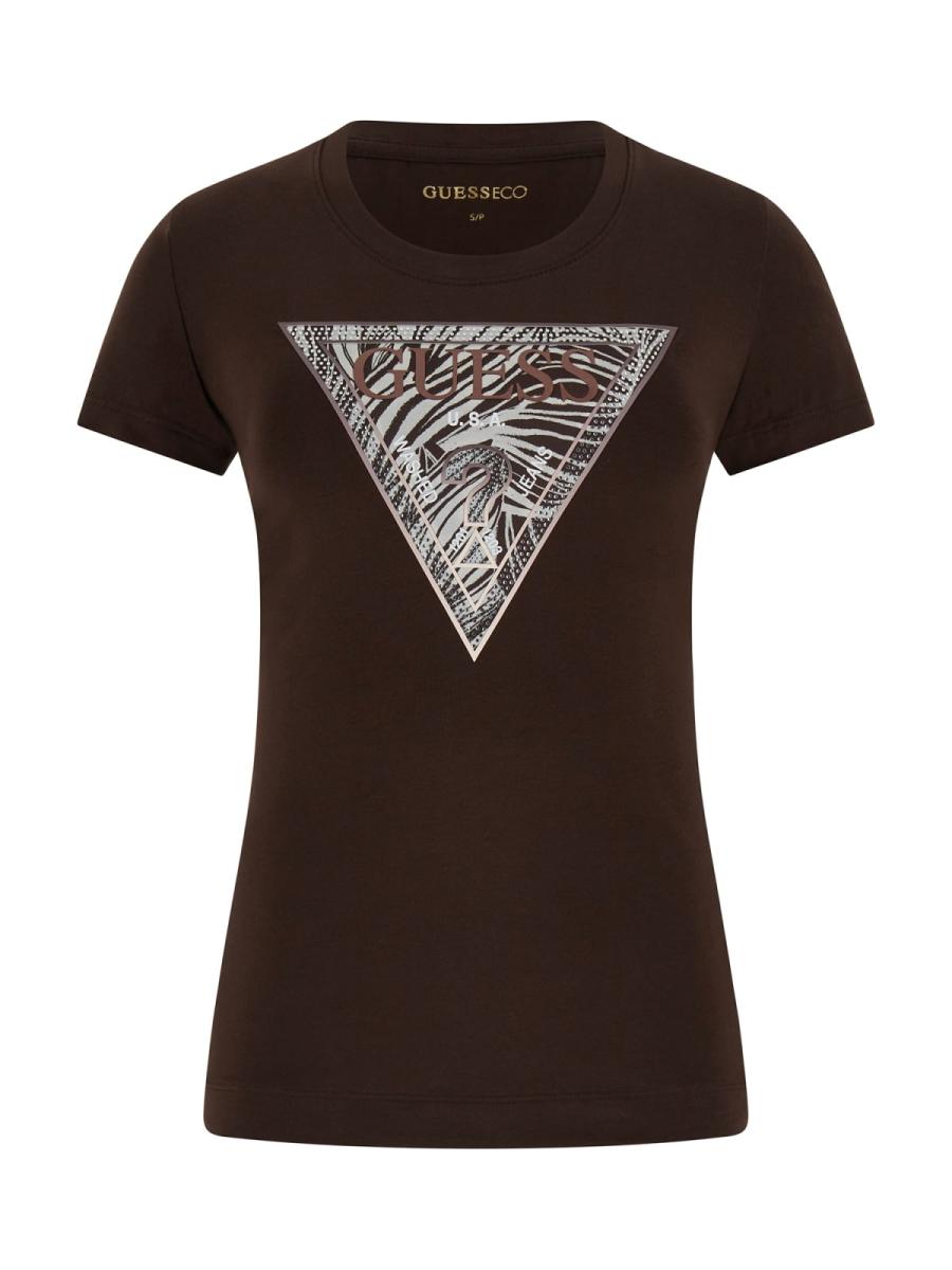 Afbeelding voor product T-shirt van het merk Guess in het Bruin