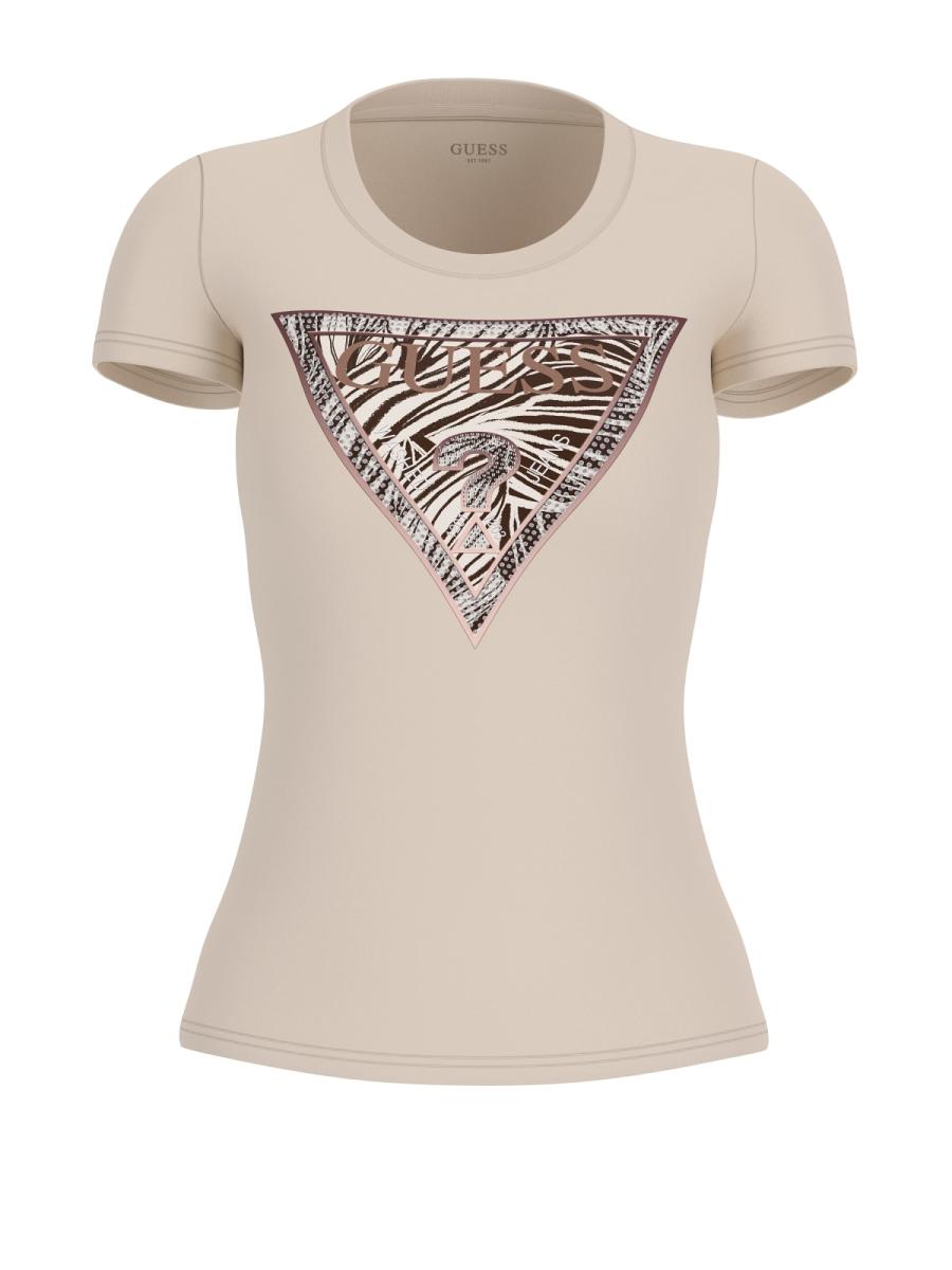 Afbeelding voor product T-shirt van het merk Guess in het Ecru