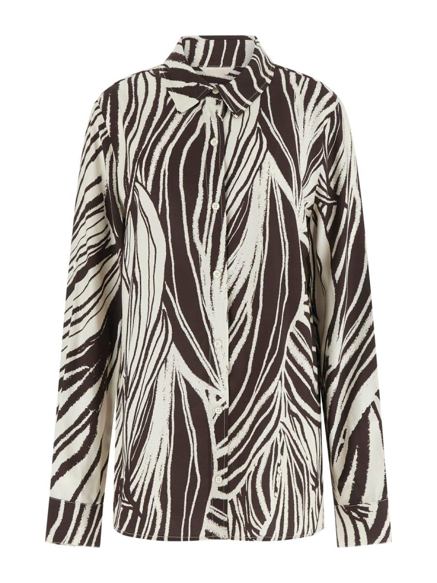 Afbeelding voor product Bloes van het merk Guess in het Beige