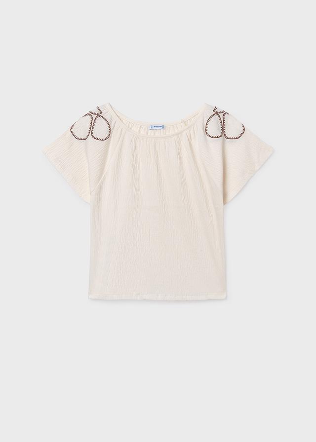 Afbeelding voor product Bloes van het merk Mayoral in het Ecru