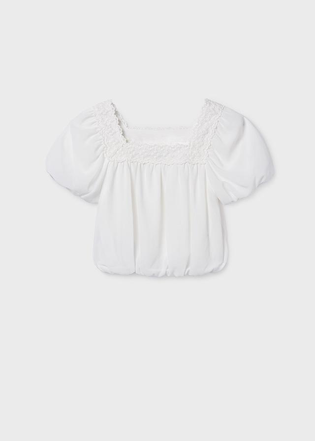 Afbeelding voor product Bloes van het merk Mayoral in het Ecru