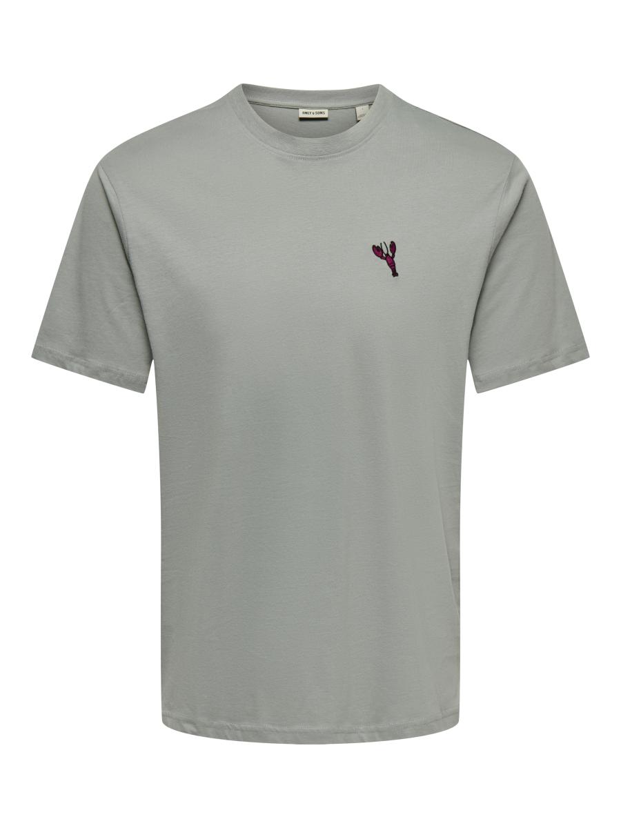 Afbeelding voor product T-shirt van het merk Only & Sons in het Grijs