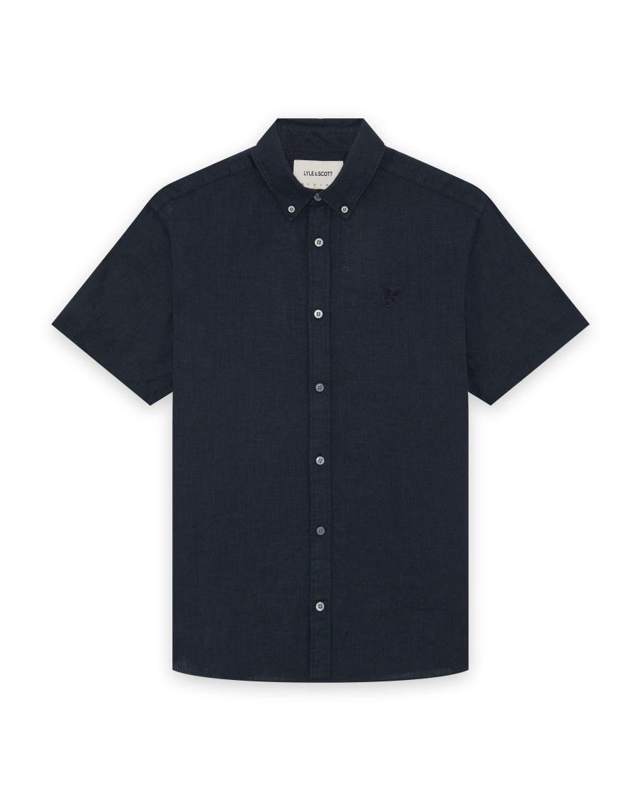 Afbeelding voor product Hemd van het merk Lyle & Scott in het Marine