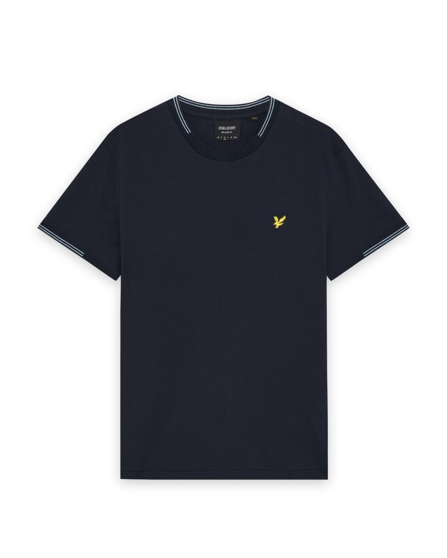 Afbeelding voor product T-shirt van het merk Lyle & Scott in het Marine