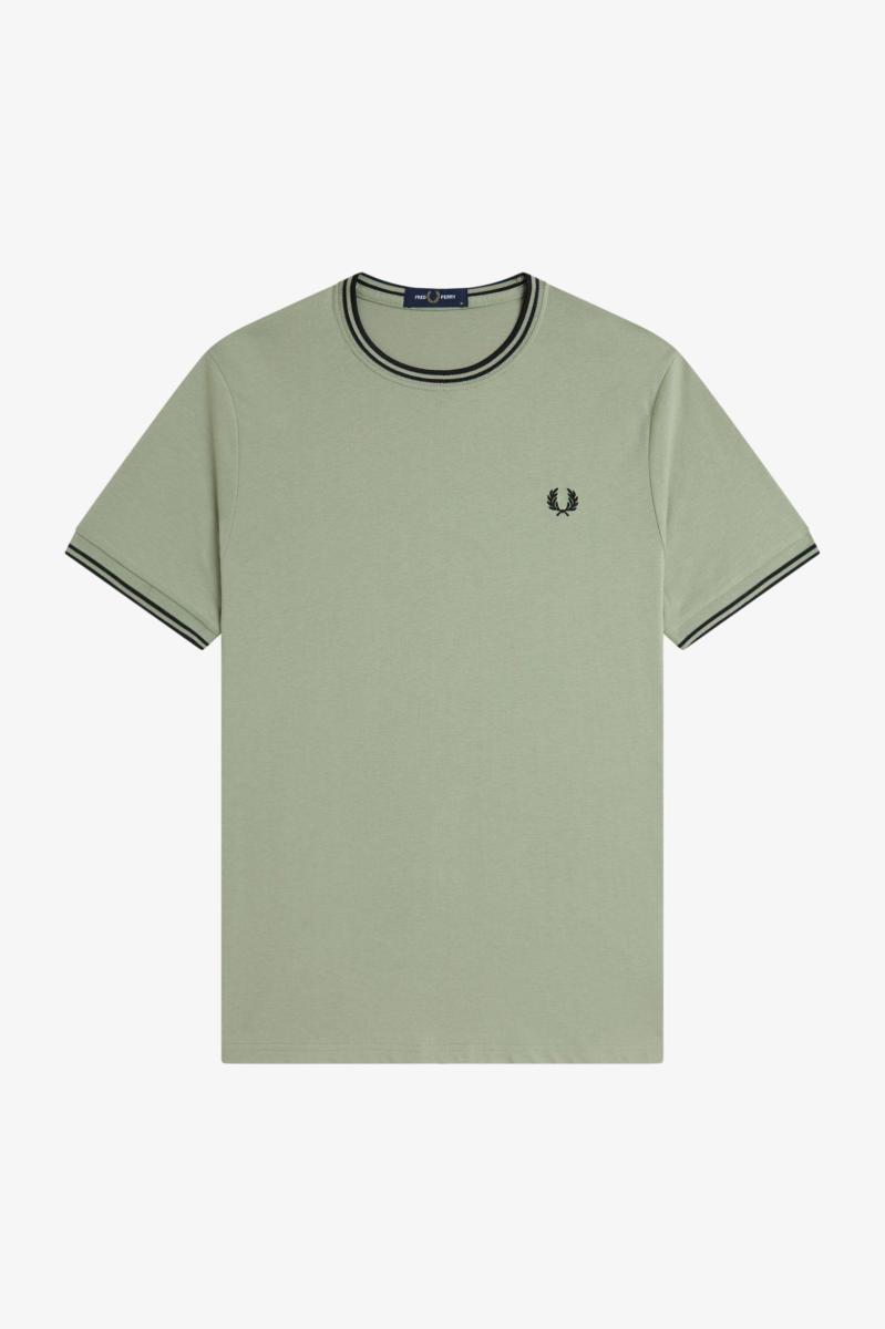 Afbeelding voor product T-shirt van het merk Fred Perry in het Groen
