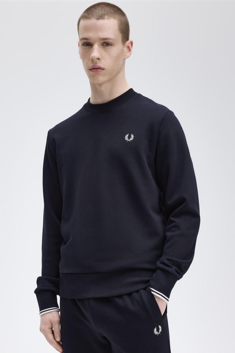 Afbeelding voor product Sweater van het merk Fred Perry in het Marine