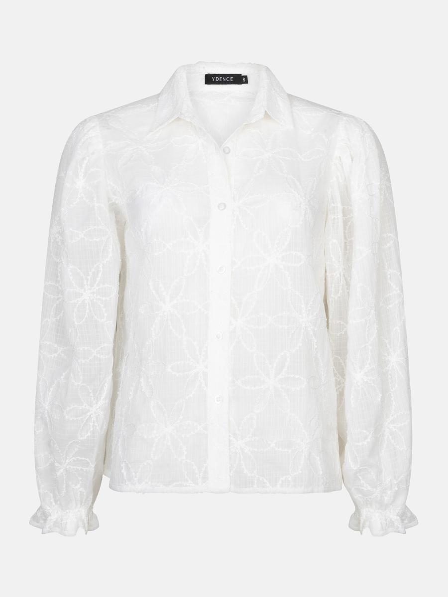 Afbeelding voor product Bloes van het merk Ydence in het Ecru
