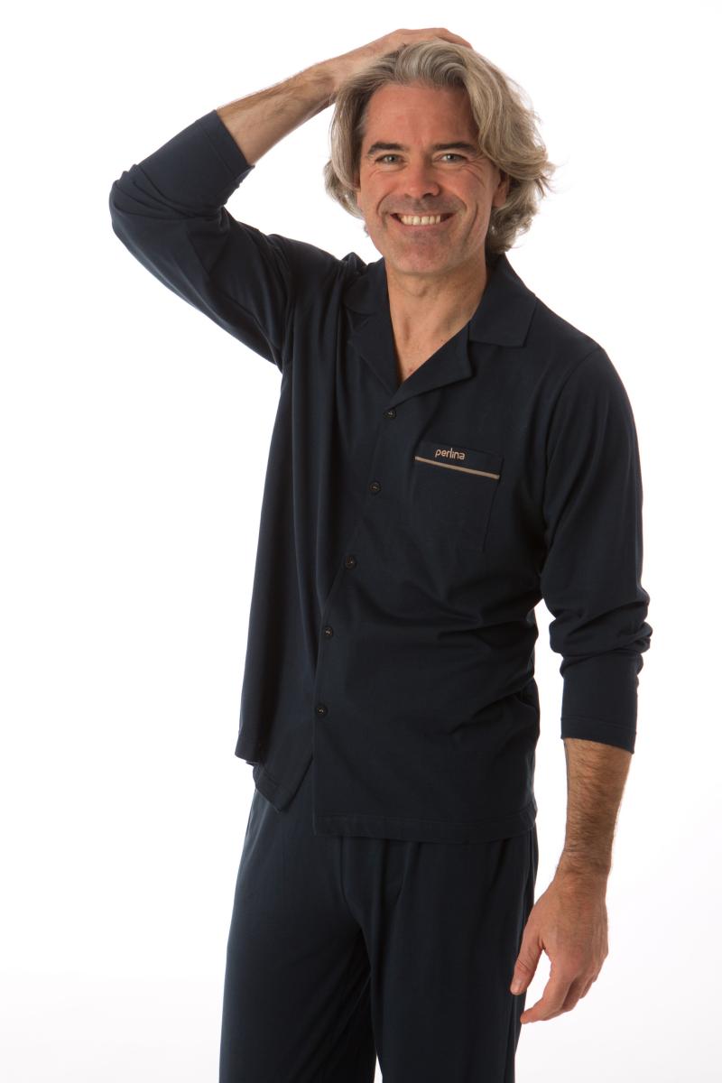 Afbeelding voor product Pyjama van het merk Perlina in het Marine