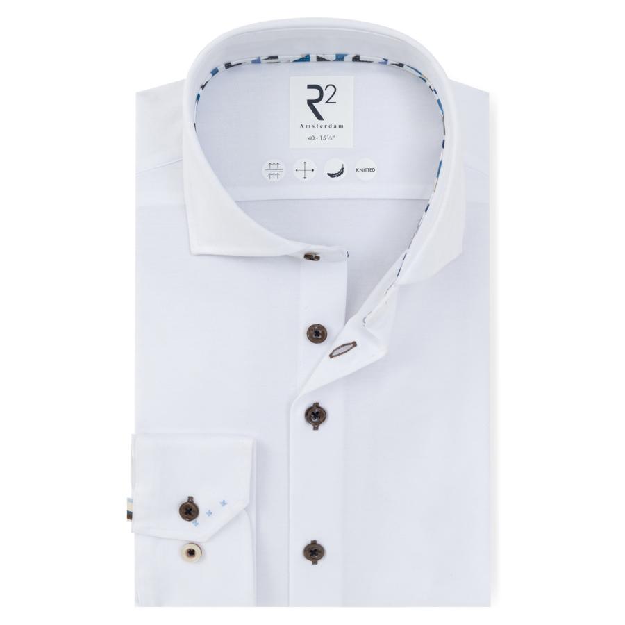 Afbeelding voor product Hemd van het merk R2 Amsterdam in het Wit
