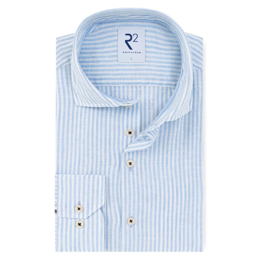 Afbeelding voor product Hemd van het merk R2 Amsterdam in het Blauw