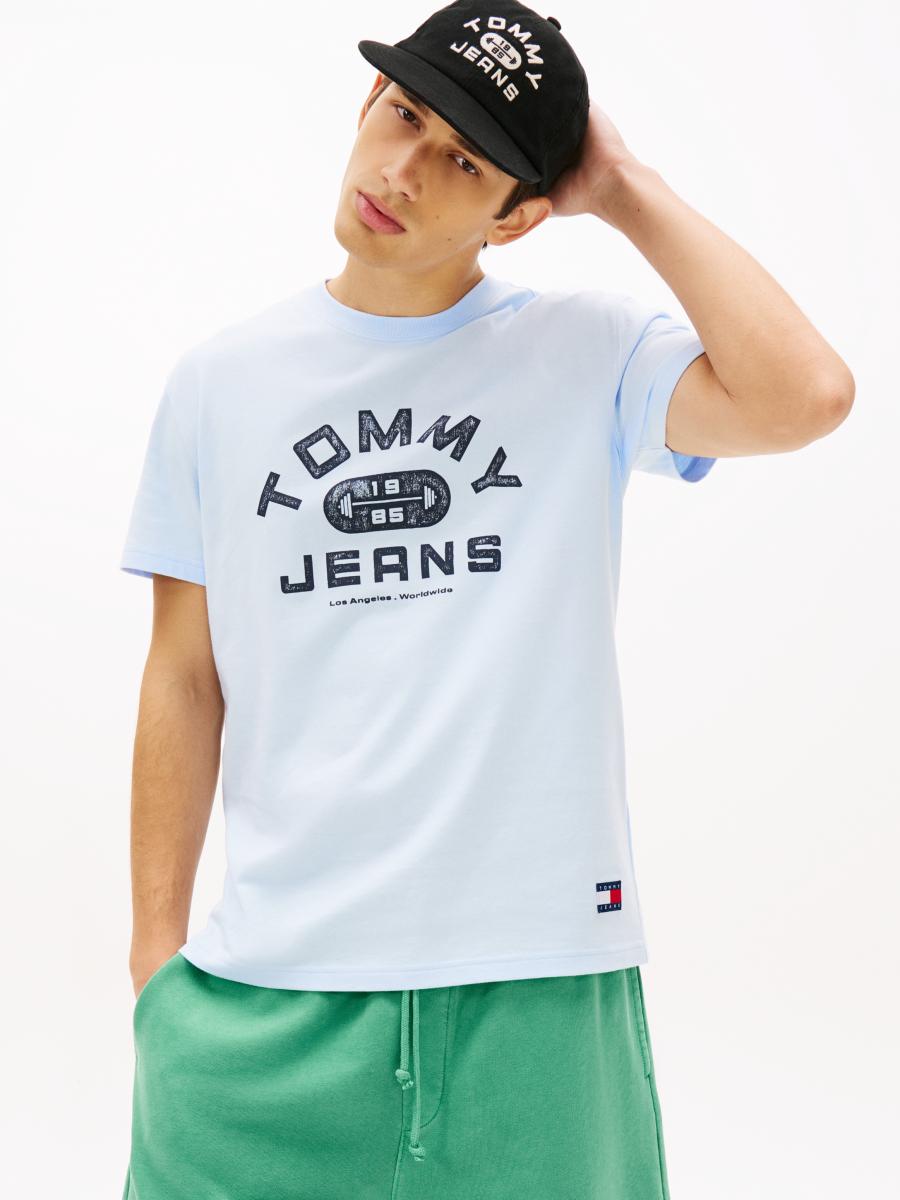 Afbeelding voor product T-shirt van het merk Tommy Jeans in het Blauw