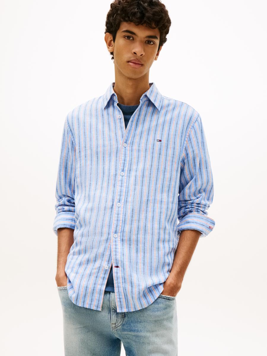 Afbeelding voor product Hemd van het merk Tommy Jeans in het Blauw