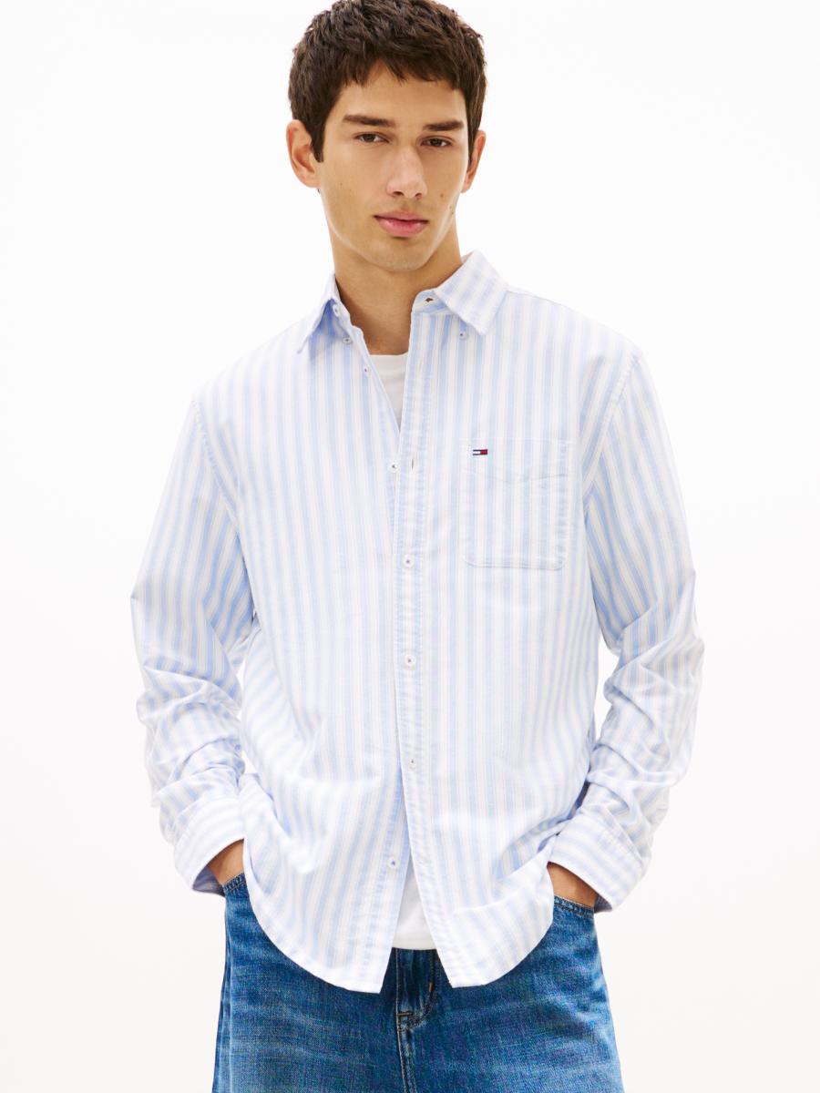 Afbeelding voor product Hemd van het merk Tommy Jeans in het Blauw