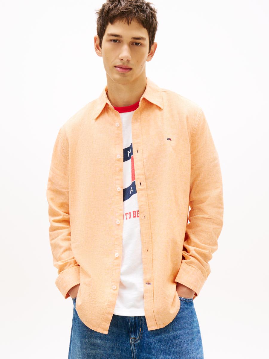 Afbeelding voor product Hemd van het merk Tommy Jeans in het Oranje