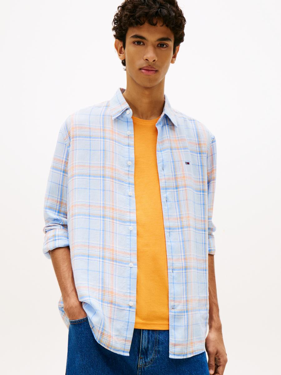 Afbeelding voor product Hemd van het merk Tommy Jeans in het Blauw
