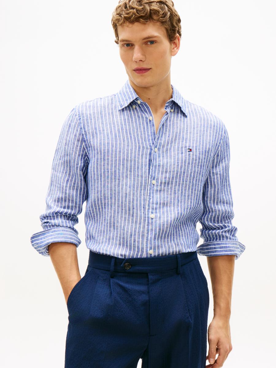 Afbeelding voor product Hemd van het merk Tommy Hilfiger in het Blauw