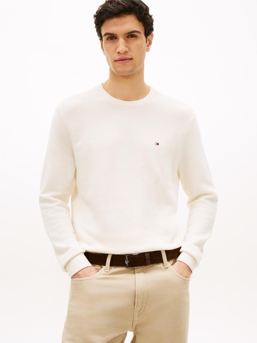 Afbeelding voor product Pull van het merk Tommy Hilfiger in het Ecru