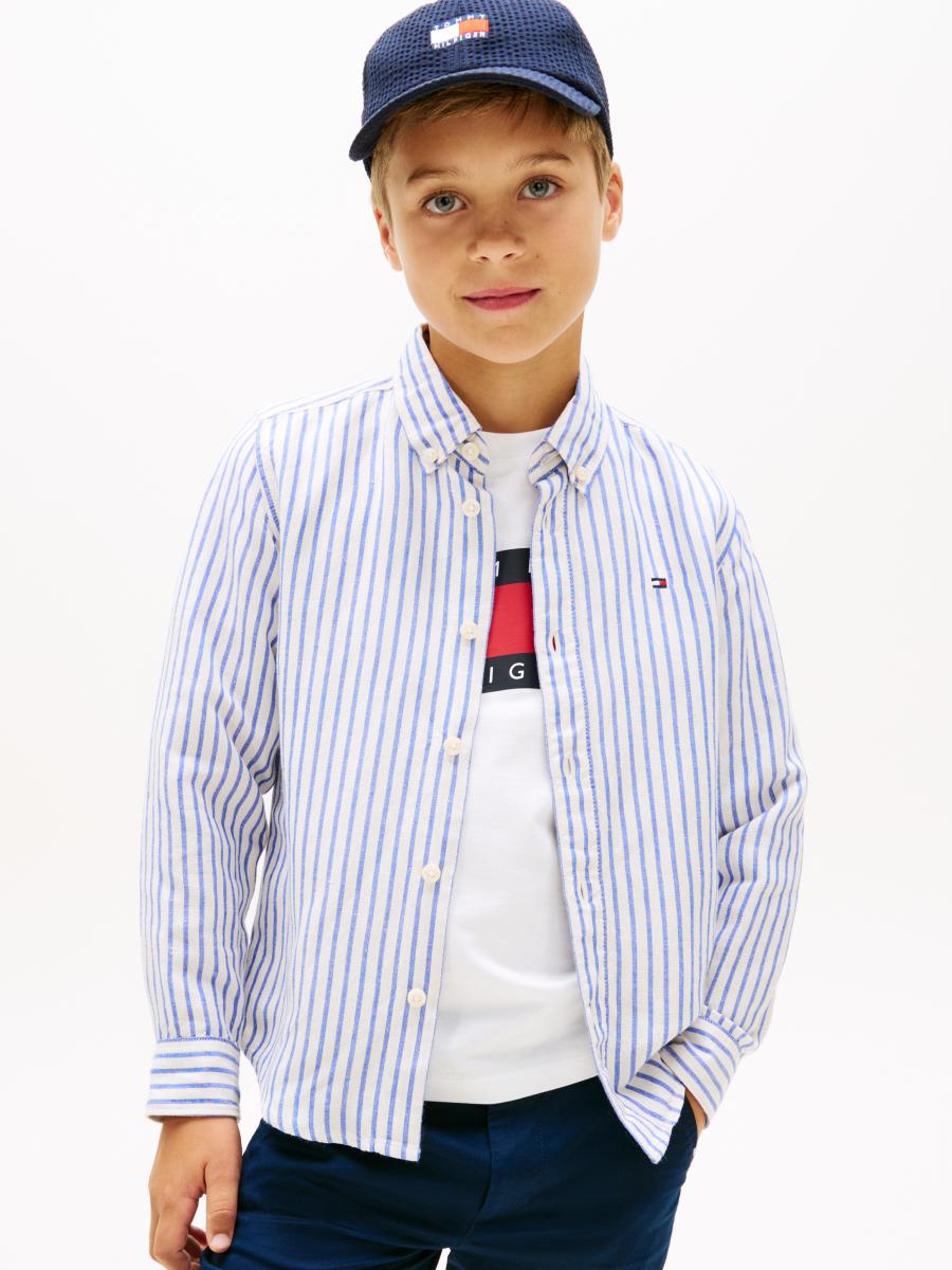 Afbeelding voor product Hemd van het merk Tommy Jeans in het Blauw