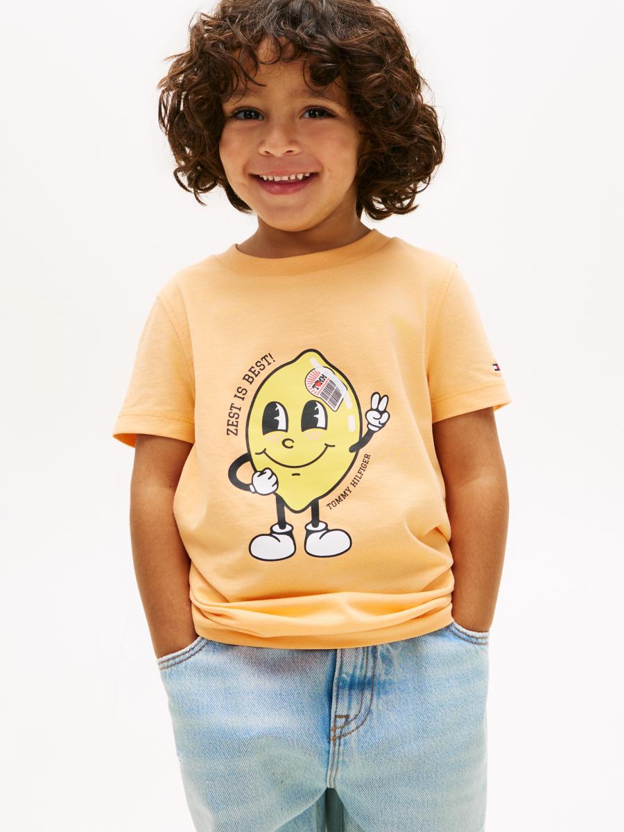 Afbeelding voor product T-shirt van het merk Tommy Jeans in het Oranje