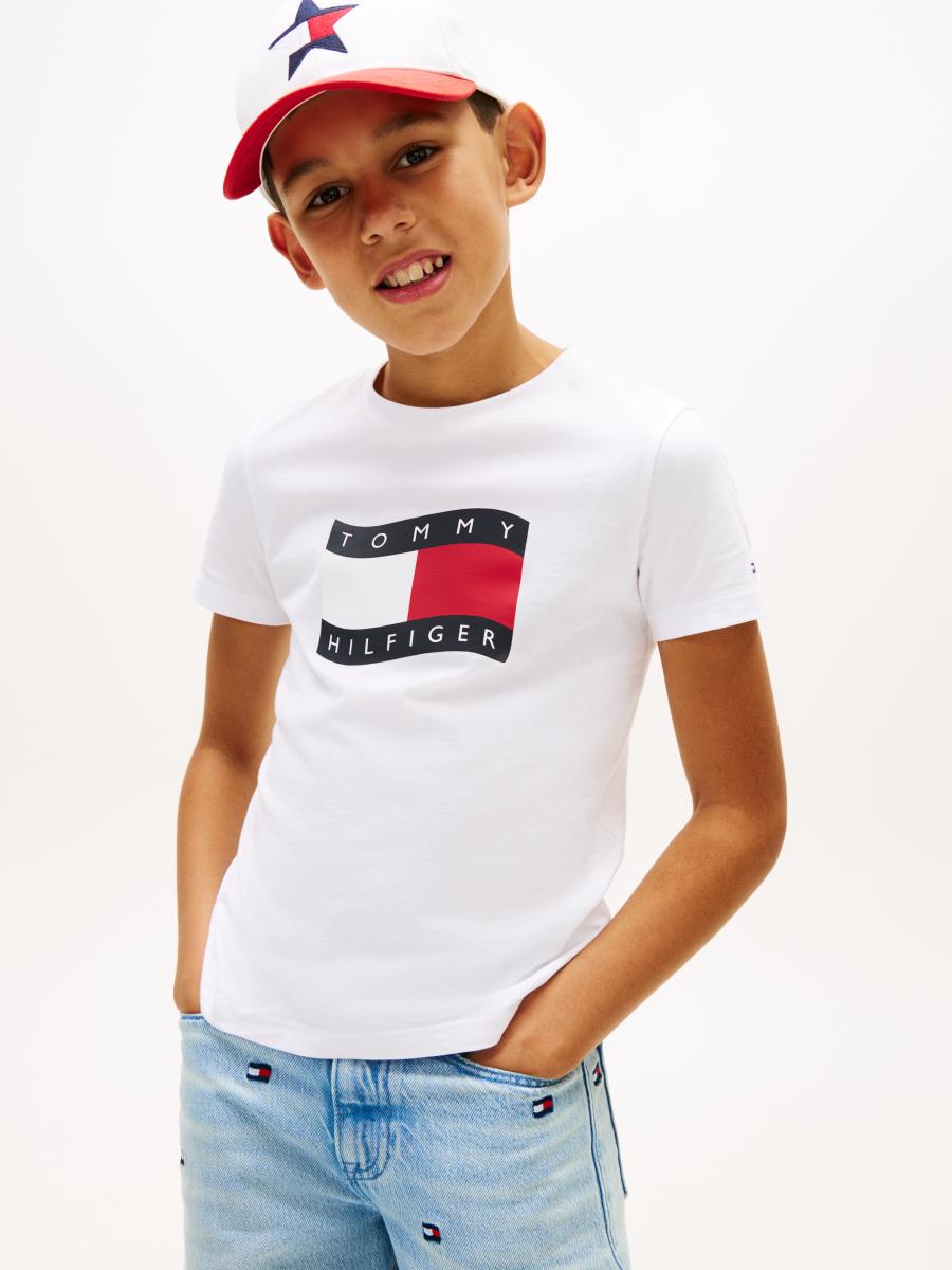 Afbeelding voor product T-shirt van het merk Tommy Jeans in het Wit