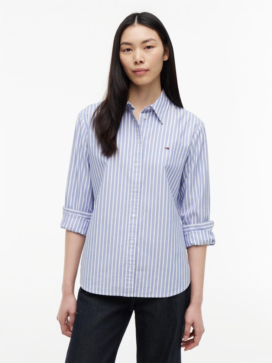 Afbeelding voor product Bloes van het merk Tommy Jeans in het Blauw