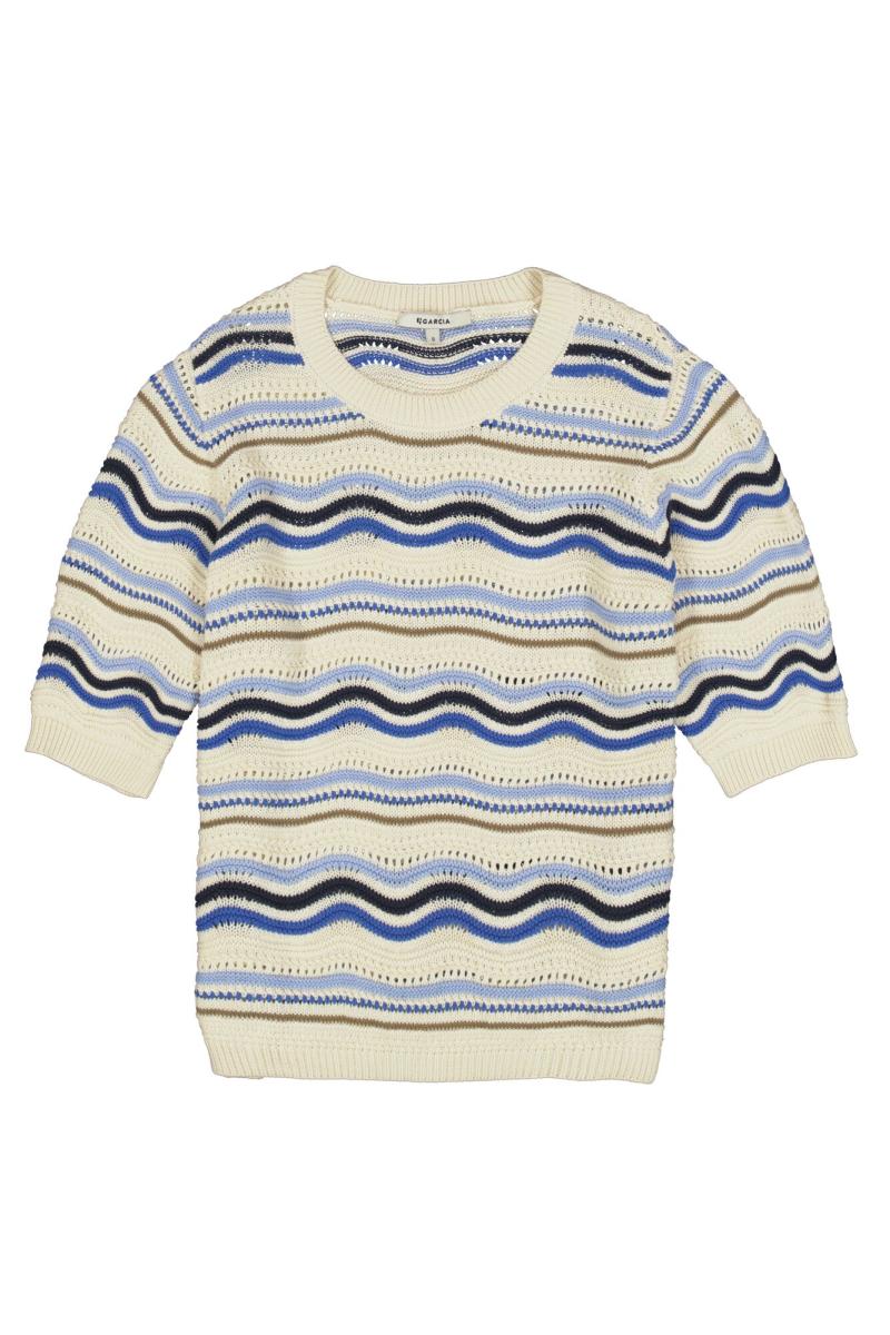 Afbeelding voor product Pull van het merk Garcia in het Wit