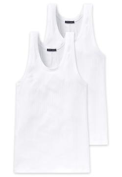 Afbeelding voor product Singlet van het merk Schiesser in het Wit