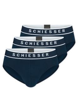 Afbeelding voor product Slip van het merk Schiesser in het Blauw