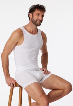 Afbeelding voor product Singlet van het merk Schiesser in het Wit