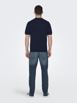 Afbeelding voor product Polo van het merk Only & Sons in het Marine