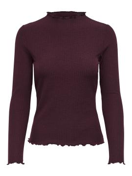 Afbeelding voor product T-shirt van het merk Only in het Bordeaux