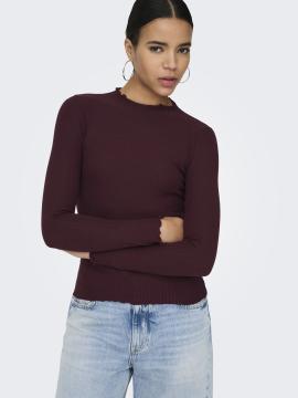 Afbeelding voor product T-shirt van het merk Only in het Bordeaux