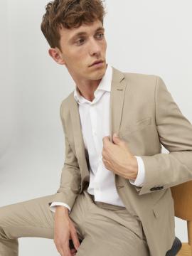 Afbeelding voor product Blazer van het merk Jack & Jones Premium in het Beige