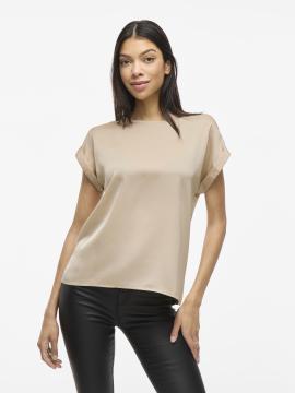 Afbeelding voor product T-shirt van het merk Vila in het Beige