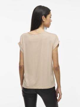 Afbeelding voor product T-shirt van het merk Vila in het Beige