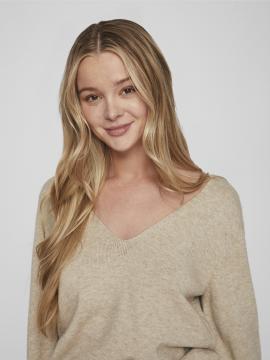 Afbeelding voor product Pull van het merk Vila in het Beige