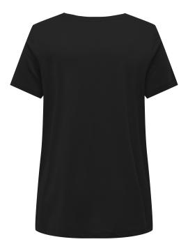 Afbeelding voor product T-shirt van het merk Only Carmakoma in het Zwart