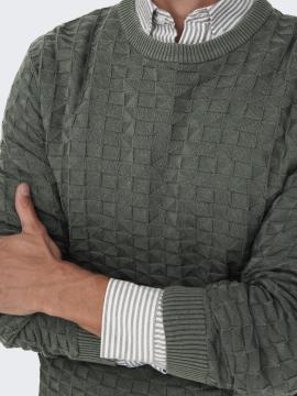 Afbeelding voor product Pull van het merk Only & Sons in het Grijs