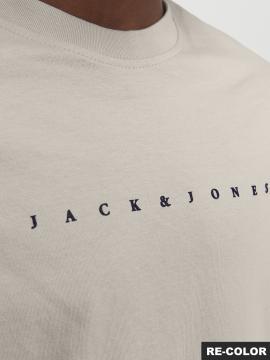 Afbeelding voor product T-shirt van het merk Jack & Jones Junior in het Ecru
