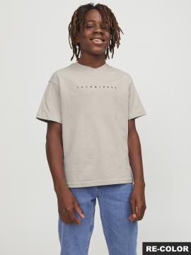 Afbeelding voor product T-shirt van het merk Jack & Jones Junior in het Ecru