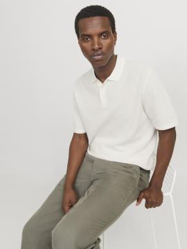 Afbeelding voor product Polo van het merk Jack & Jones in het Ecru