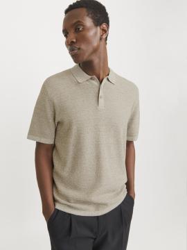 Afbeelding voor product Polo van het merk Jack & Jones in het Beige