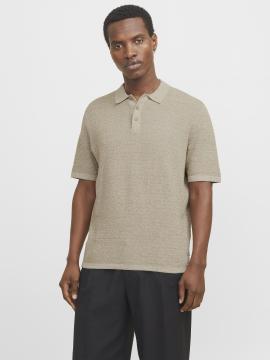 Afbeelding voor product Polo van het merk Jack & Jones in het Beige