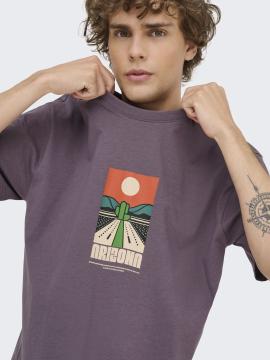 Afbeelding voor product T-shirt van het merk Only & Sons in het Zwart